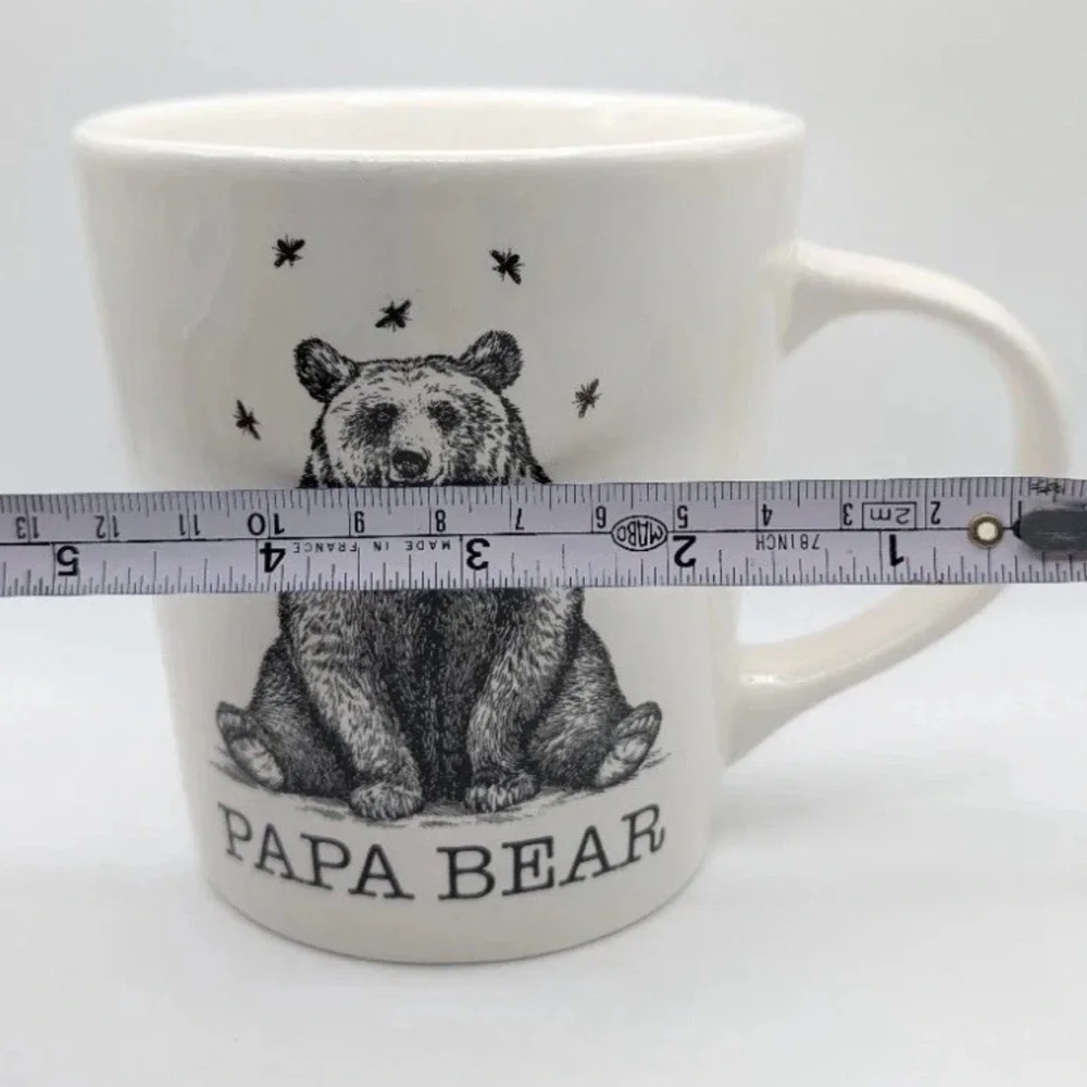 William Sonoma Papa Bear Mug ceramic & Bee Tea cup